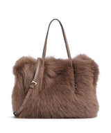 Abro Shearling Noelle Bolso de mano camel