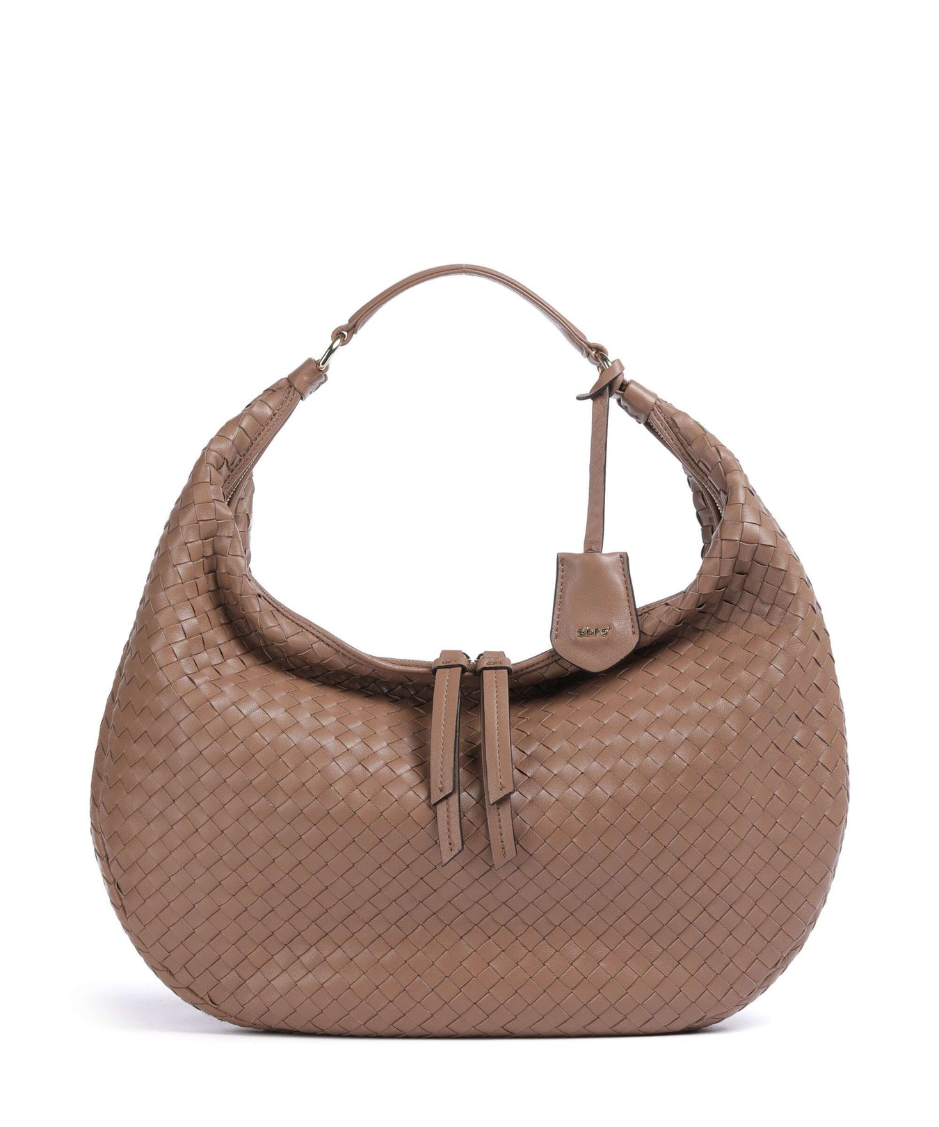 Abro Piuma Nana Hobo bag camel