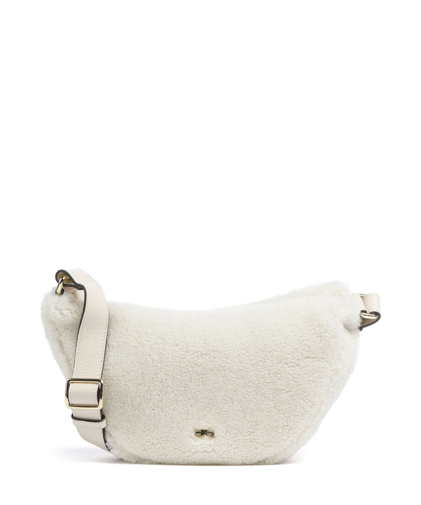 Abro Shearling By My Side Crossbody bag milk