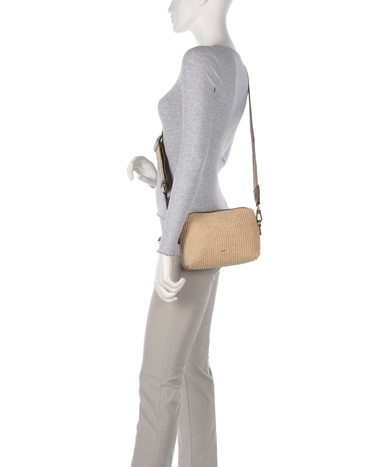 Abro Raffia Kaia Crossbody bag natural