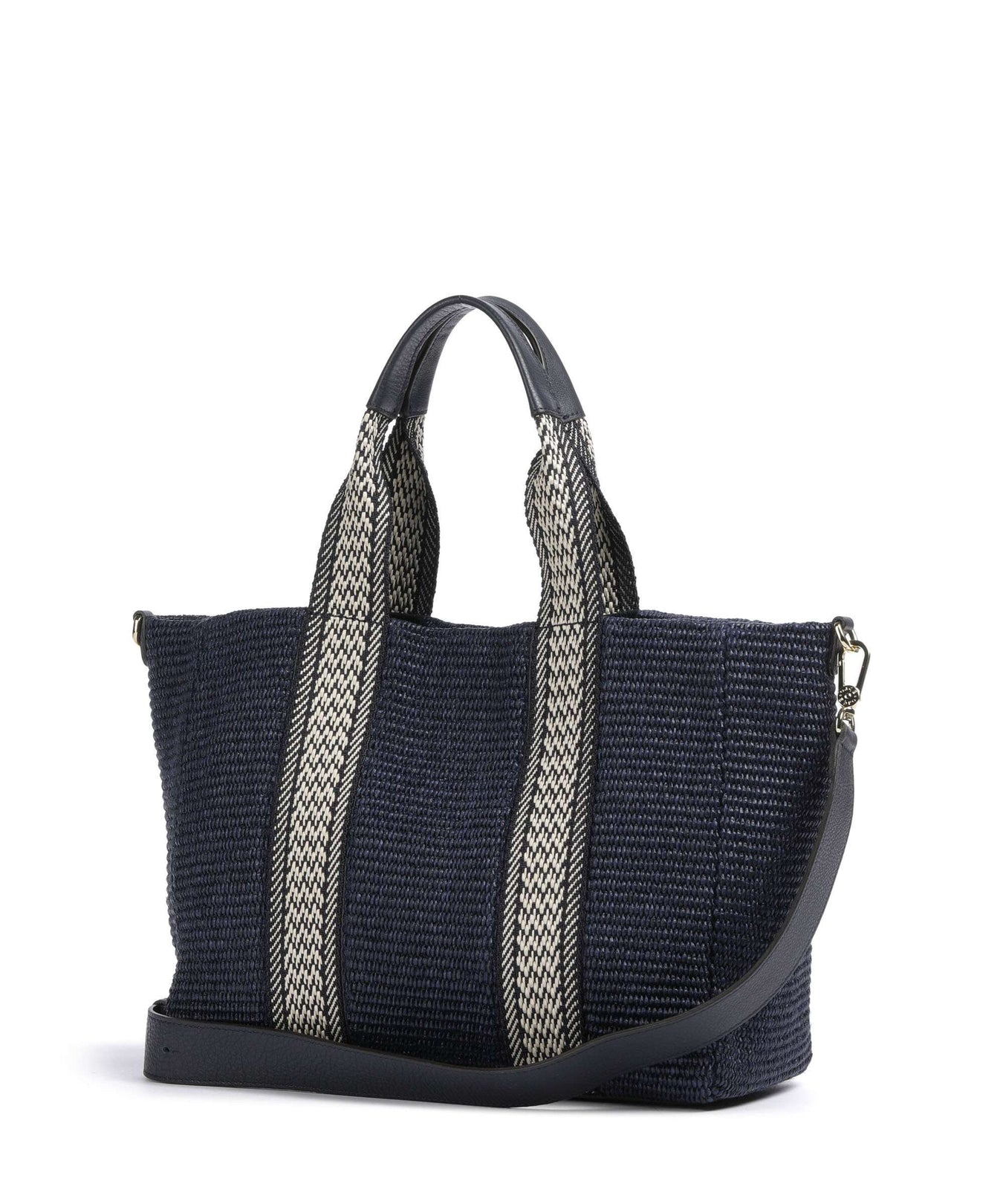 Abro Raffia Kaia Tote bag navy