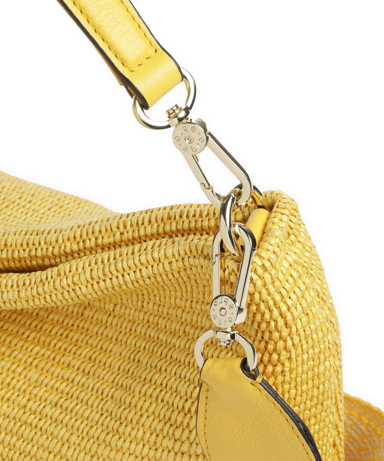 Abro Raffia Kaia Hobo bag zabaione