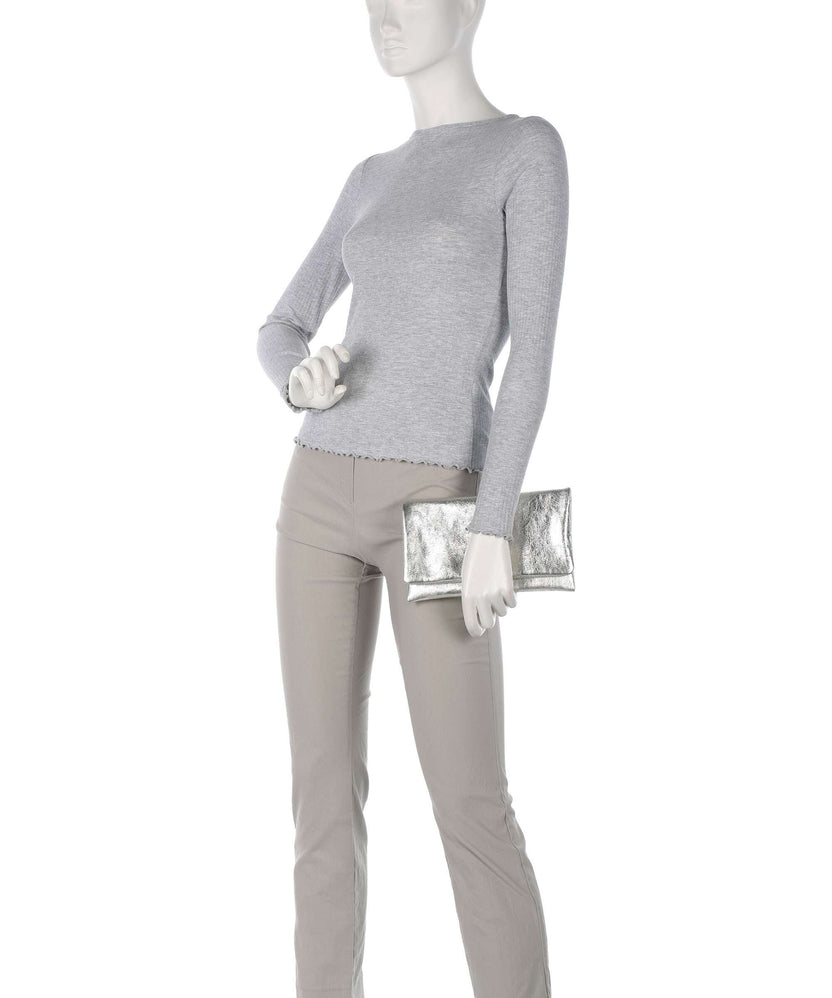 Abro Mimosa Strass Clutch bag white/white gold