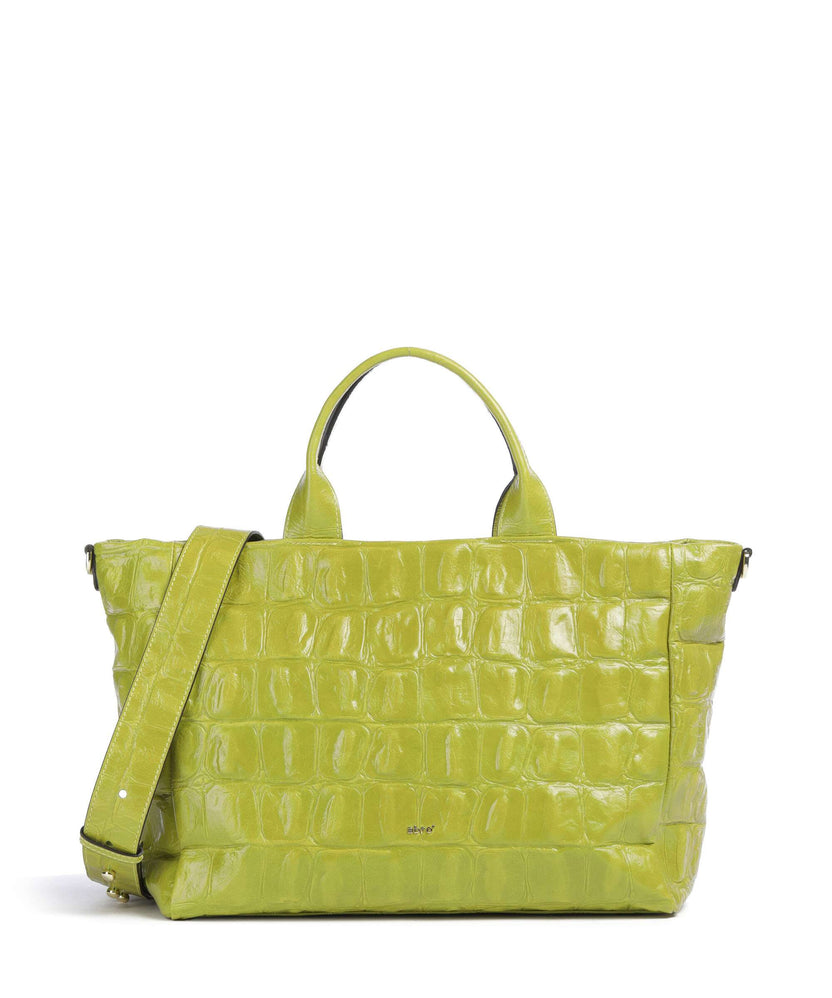 Abro Maxi Cocco Mia Handbag lime