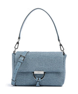 Abro Raffia Temi Bolso de hombro light blue/fairy