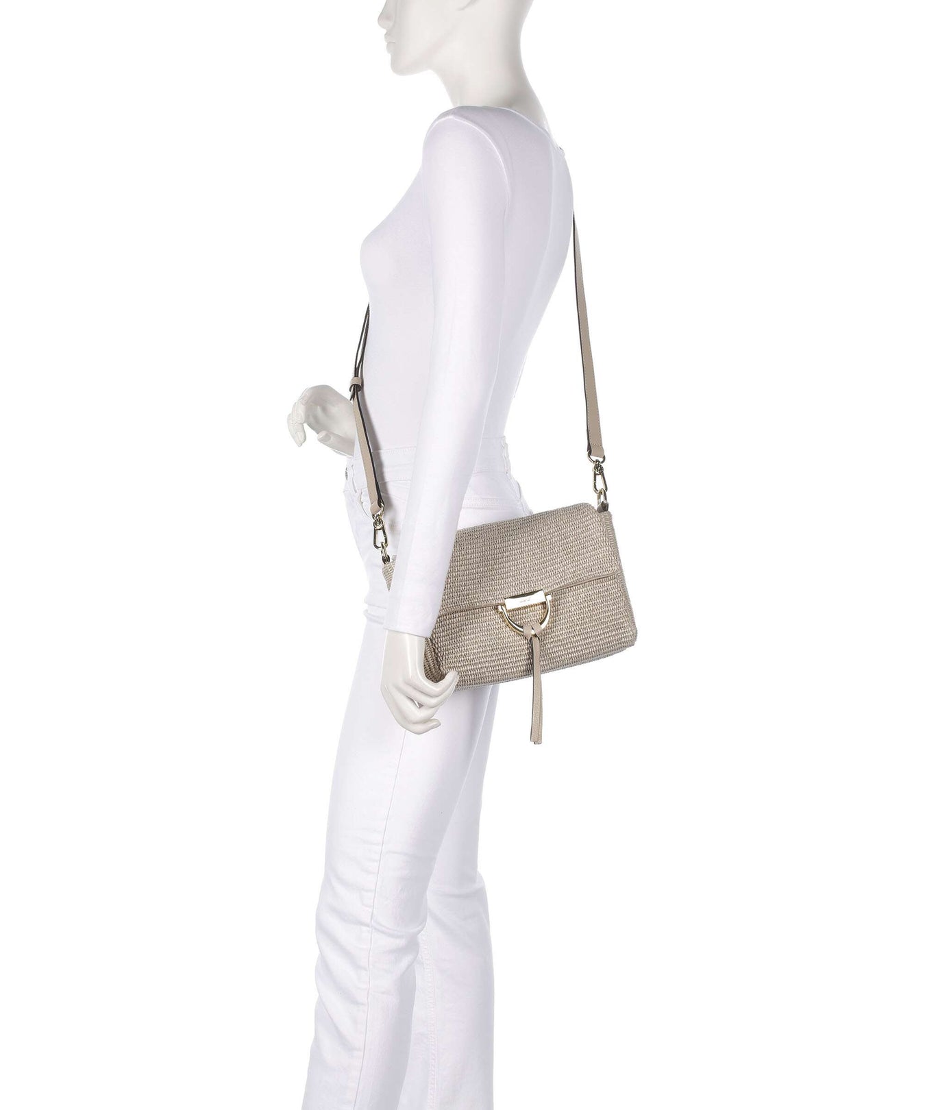 Abro Raffia Temi Shoulder bag sahara