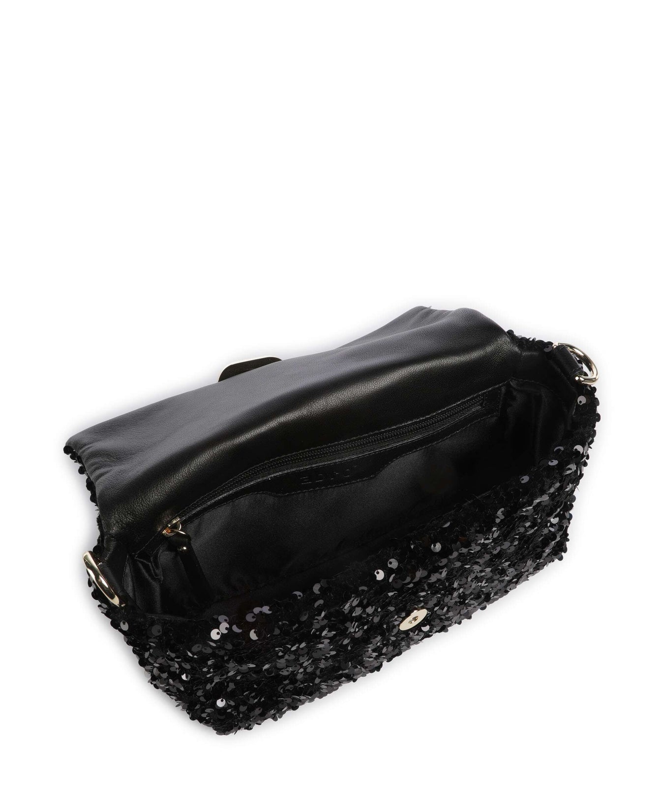 Abro Sequins Temi Shoulder bag black/gold