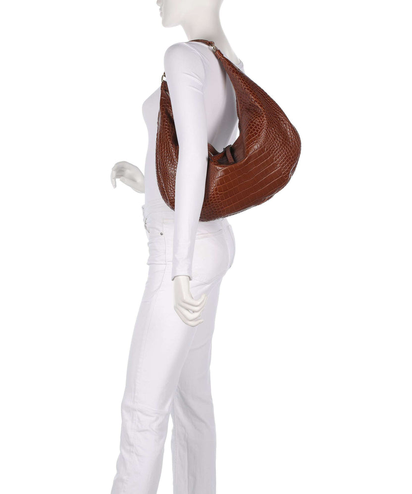 Abro Cocco Mondial Nana Big Hobo bag cuoio