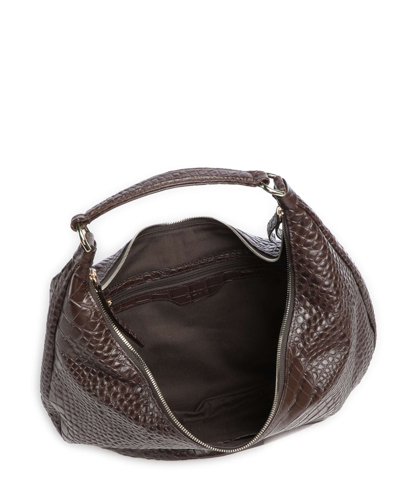 Abro Cocco Mondial Nana Big Hobo bag dark brown