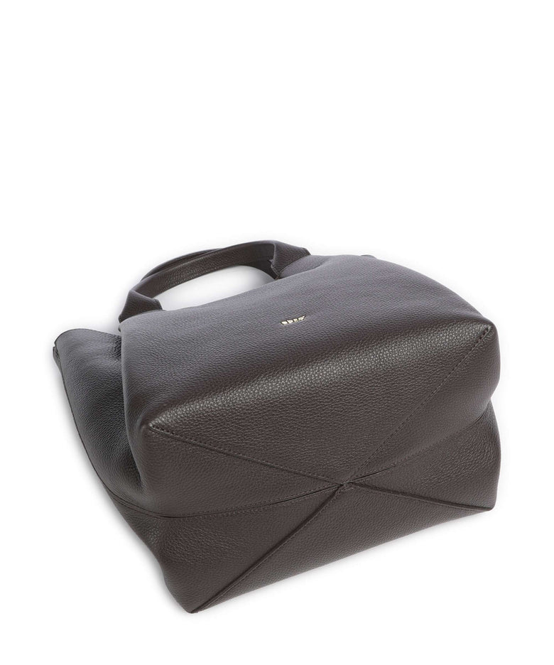 Abro Agave Essential Medium Handbag dark brown