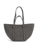Abro Suede Cosmo Medium Bolsa shopping grey