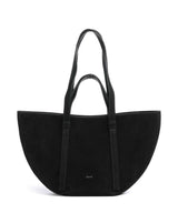Abro Suede Cosmo Medium Bolsa shopping black/nickel