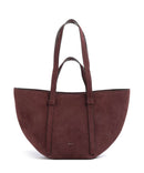 Abro Suede Cosmo Medium Bolsa shopping bordeaux
