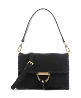 Abro Suede Temi Stitch Bolso de hombro black/gold