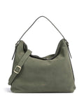 Abro Suede Carina Hobo bag oliv