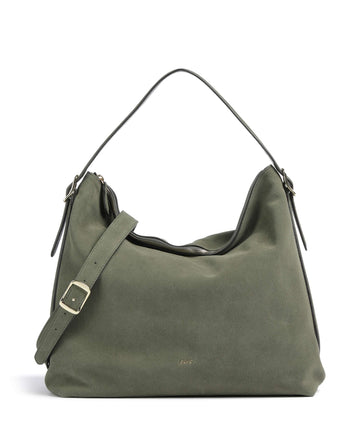 Abro Suede Carina Bolso de hobo oliv