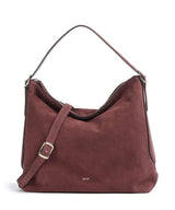 Abro Suede Carina Bolso de hobo bordeaux