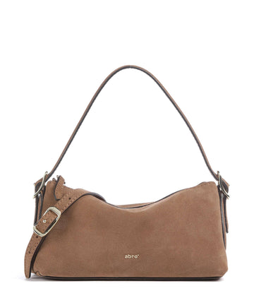 Abro Suede Carina Bolso de hombro camel