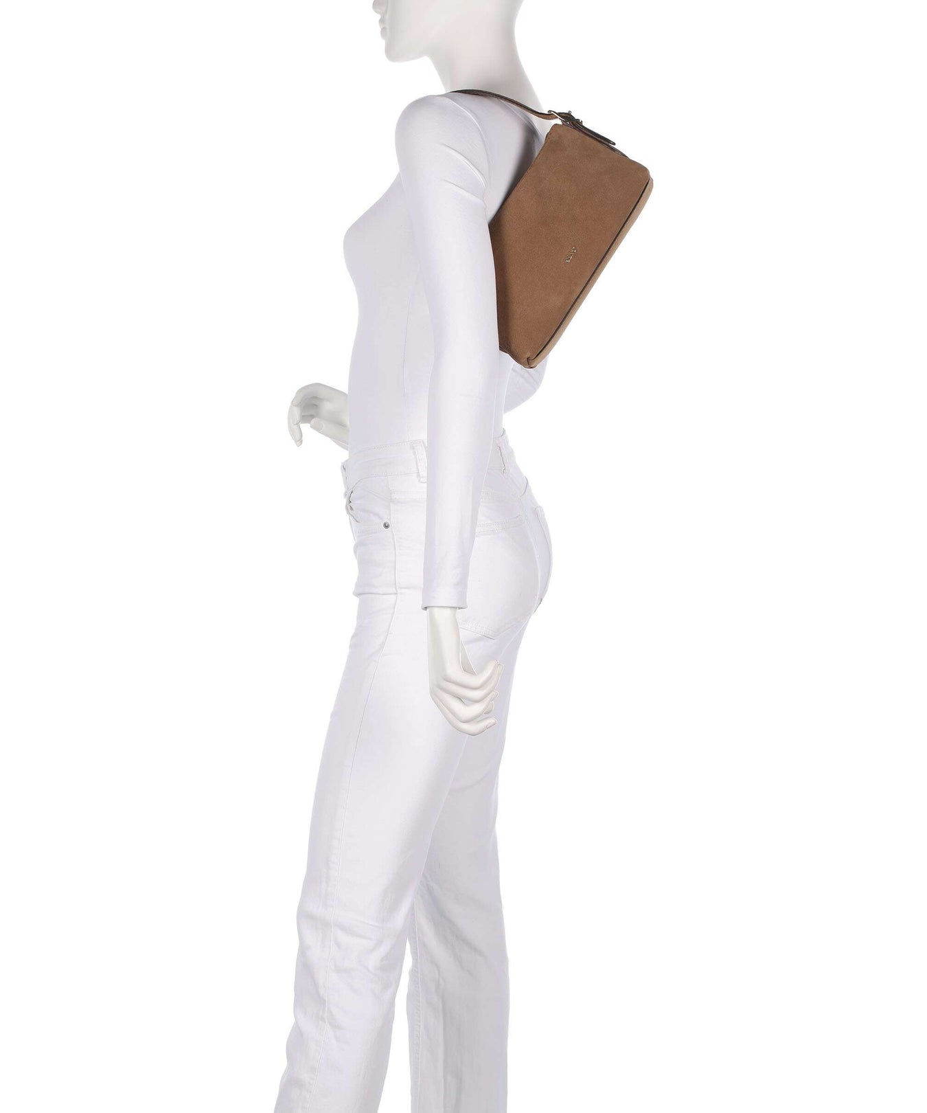 Abro Suede Carina Shoulder bag camel