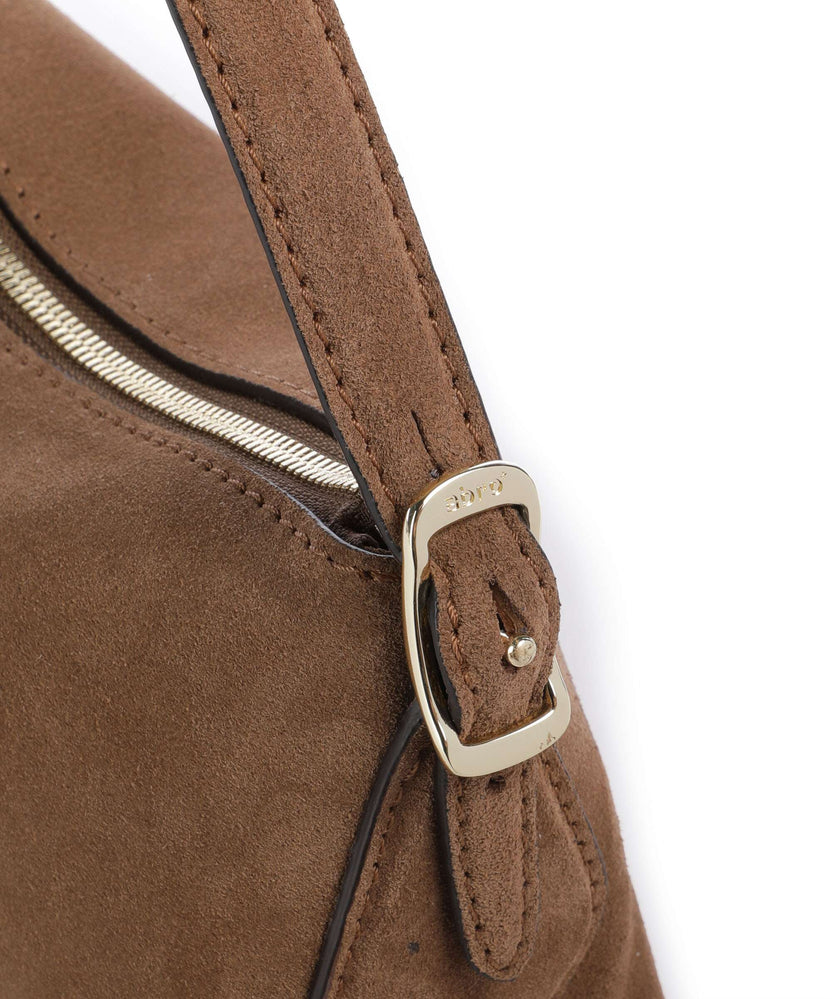 Abro Suede Carina Shoulder bag camel