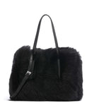 Abro Shearling Noelle Bolso de mano black/nickel