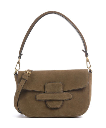 Abro Suede Camilla Bolso de hombro military