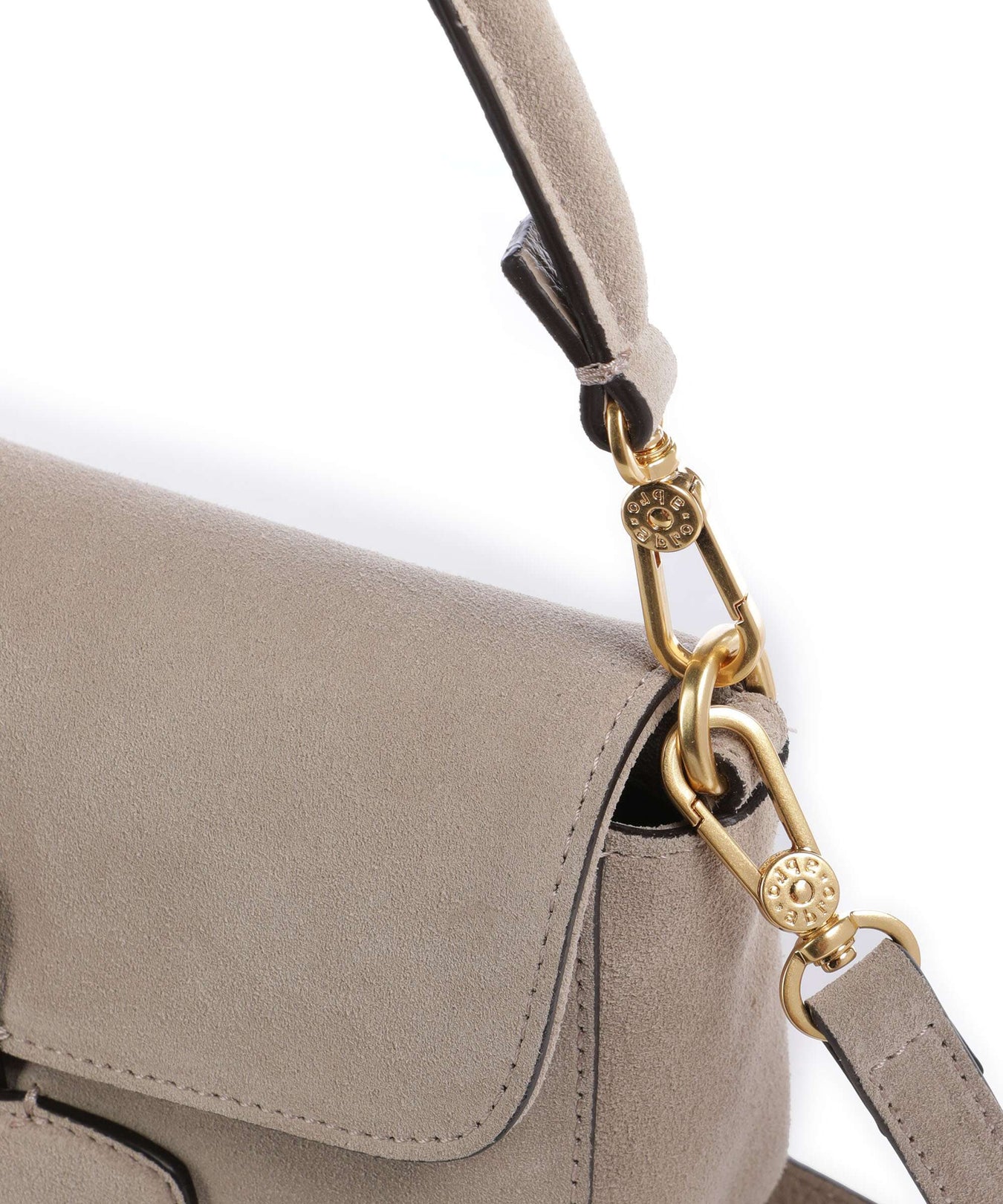 Abro Suede Camilla Shoulder bag siena