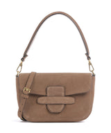 Abro Suede Camilla Bolso de hombro camel