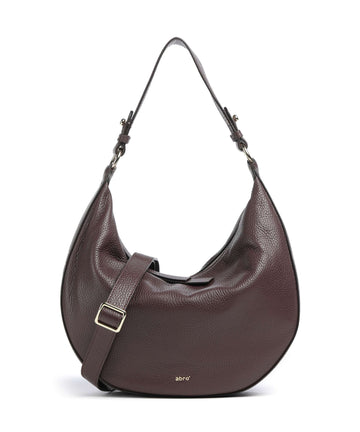 Abro Adria Lulu Small Bolso de hobo burgundy