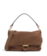 Abro Suede Temi Large Bolso de hombro wood