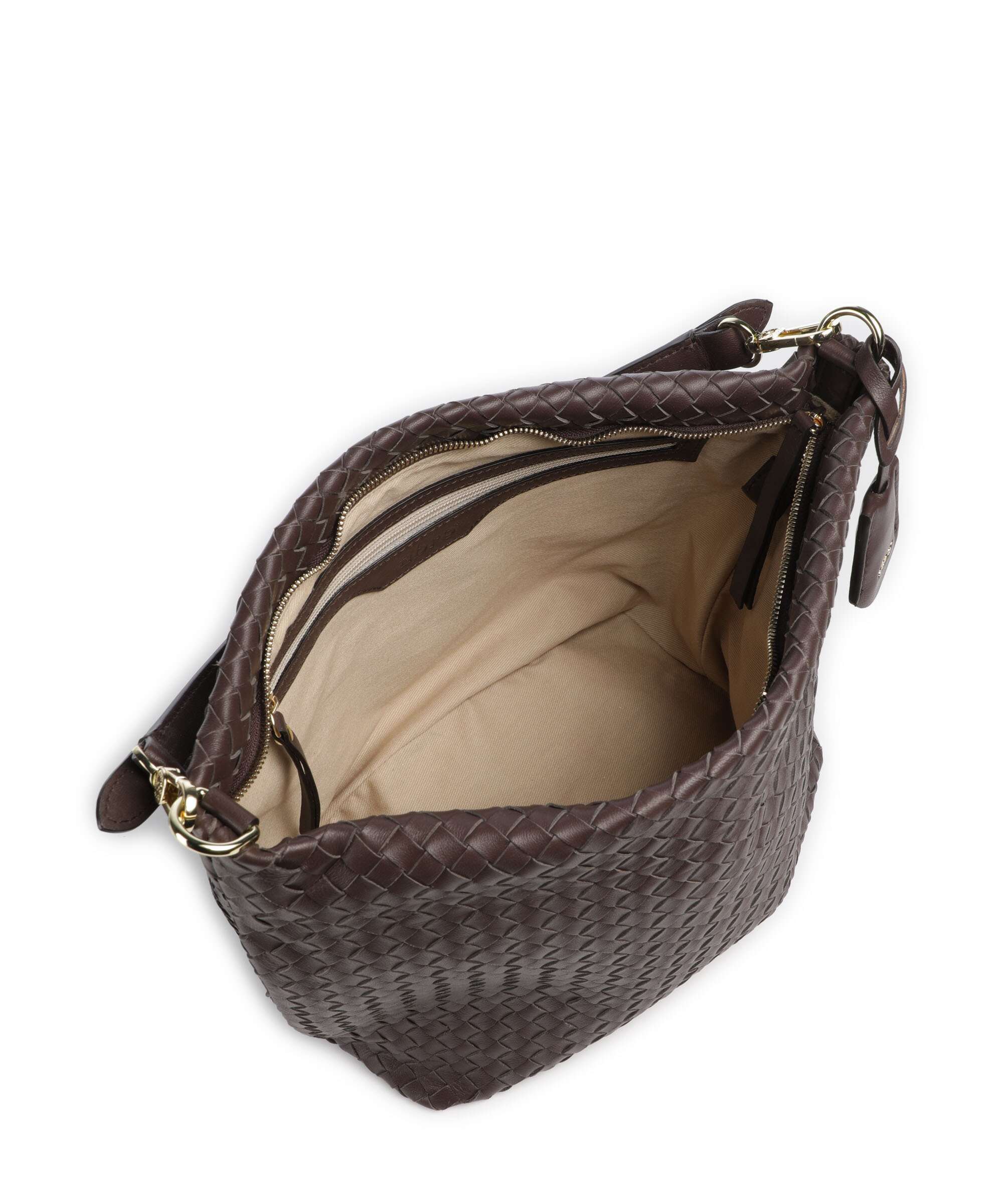 Abro Piuma Ebony Hobo bag wood