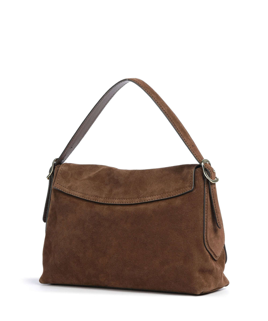 Abro Suede Carina Shoulder bag wood