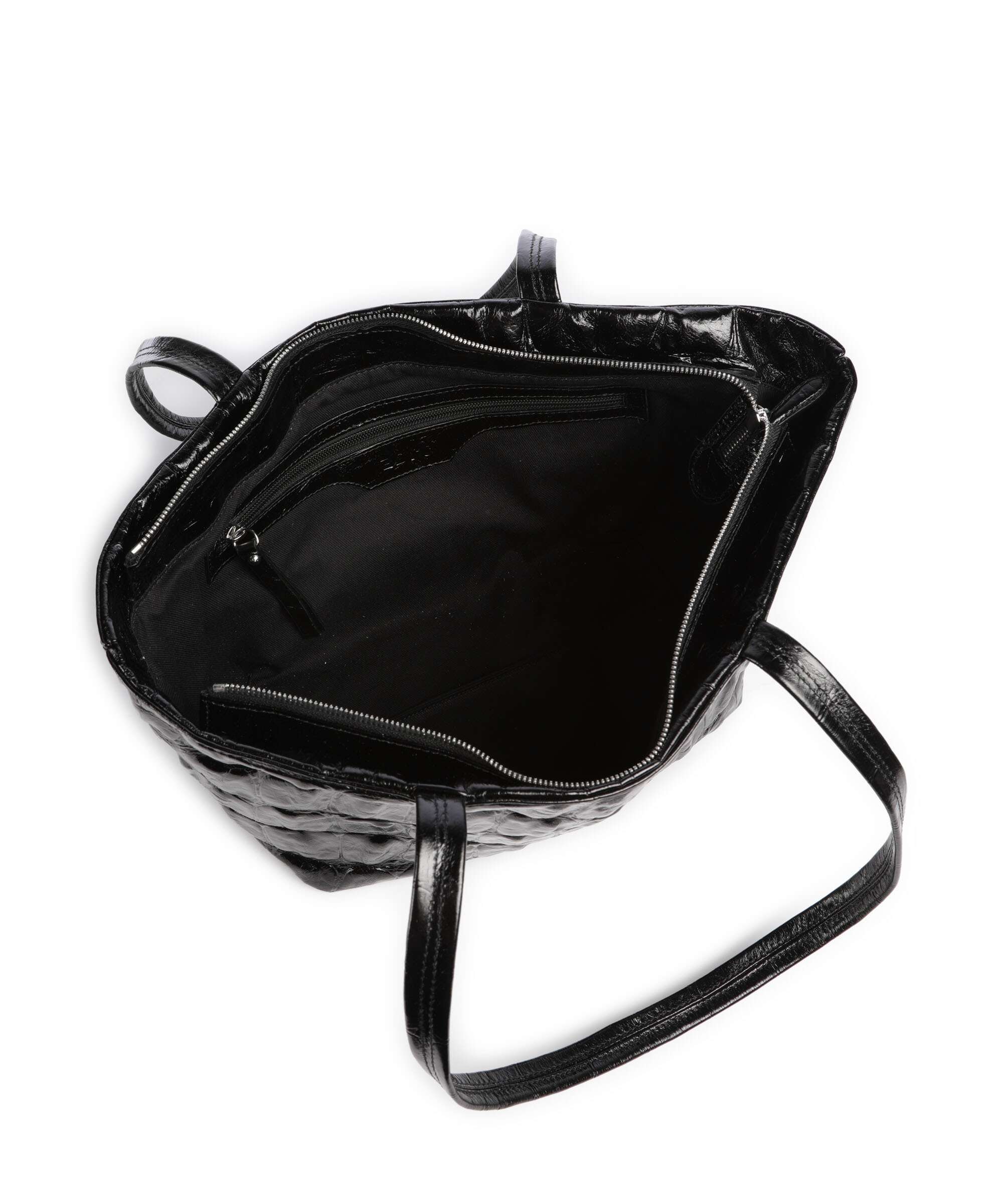 Abro Maxi Cocco Alba Shoulder bag black/nickel