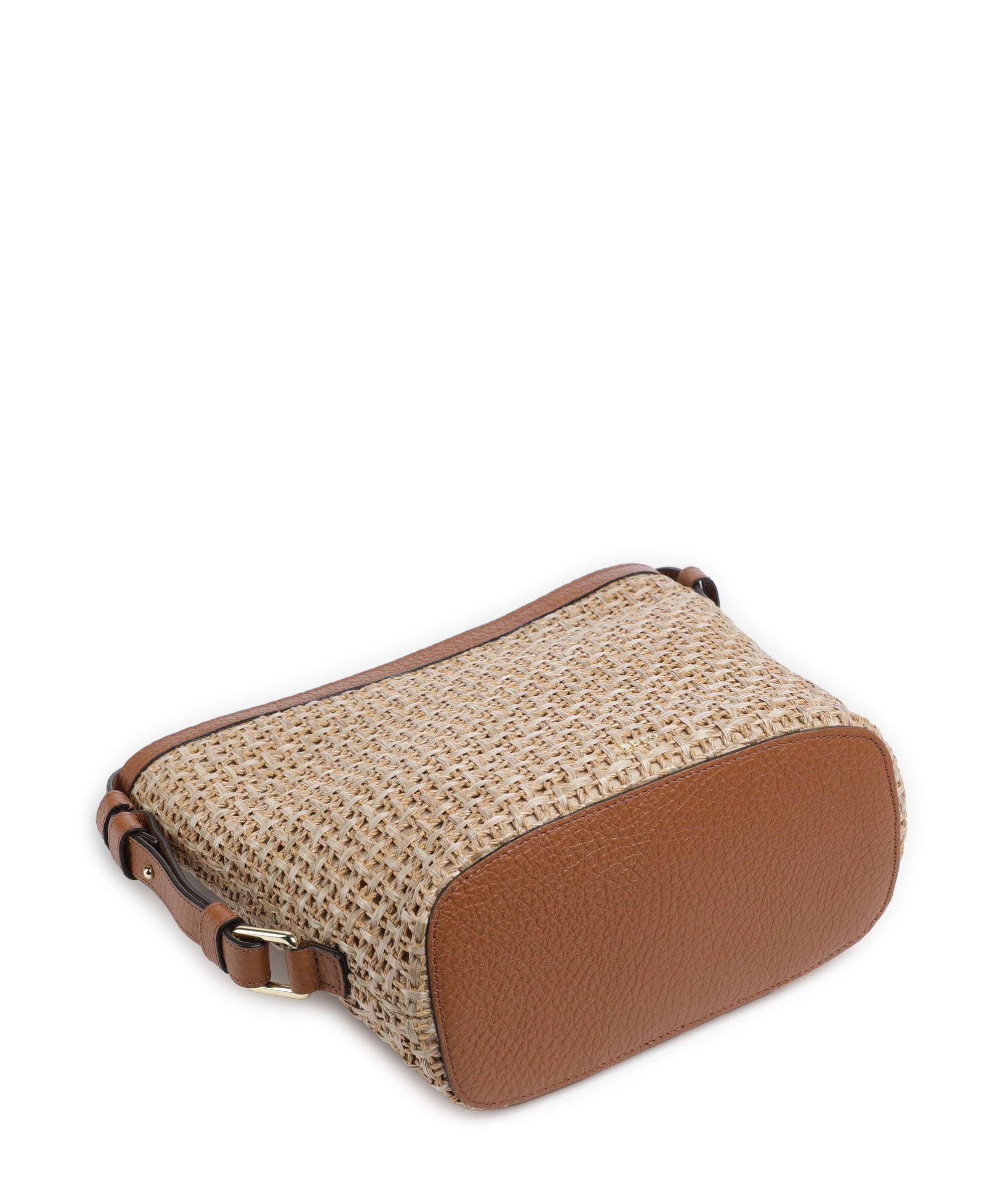 Abro Raffia Cordino Cosmo Crossbody bag caramel/cognac