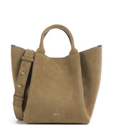 Abro Suede Essential Small Bolso de mano mud
