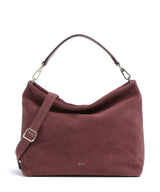 Abro Suede Kaia Hobo bag bordeaux