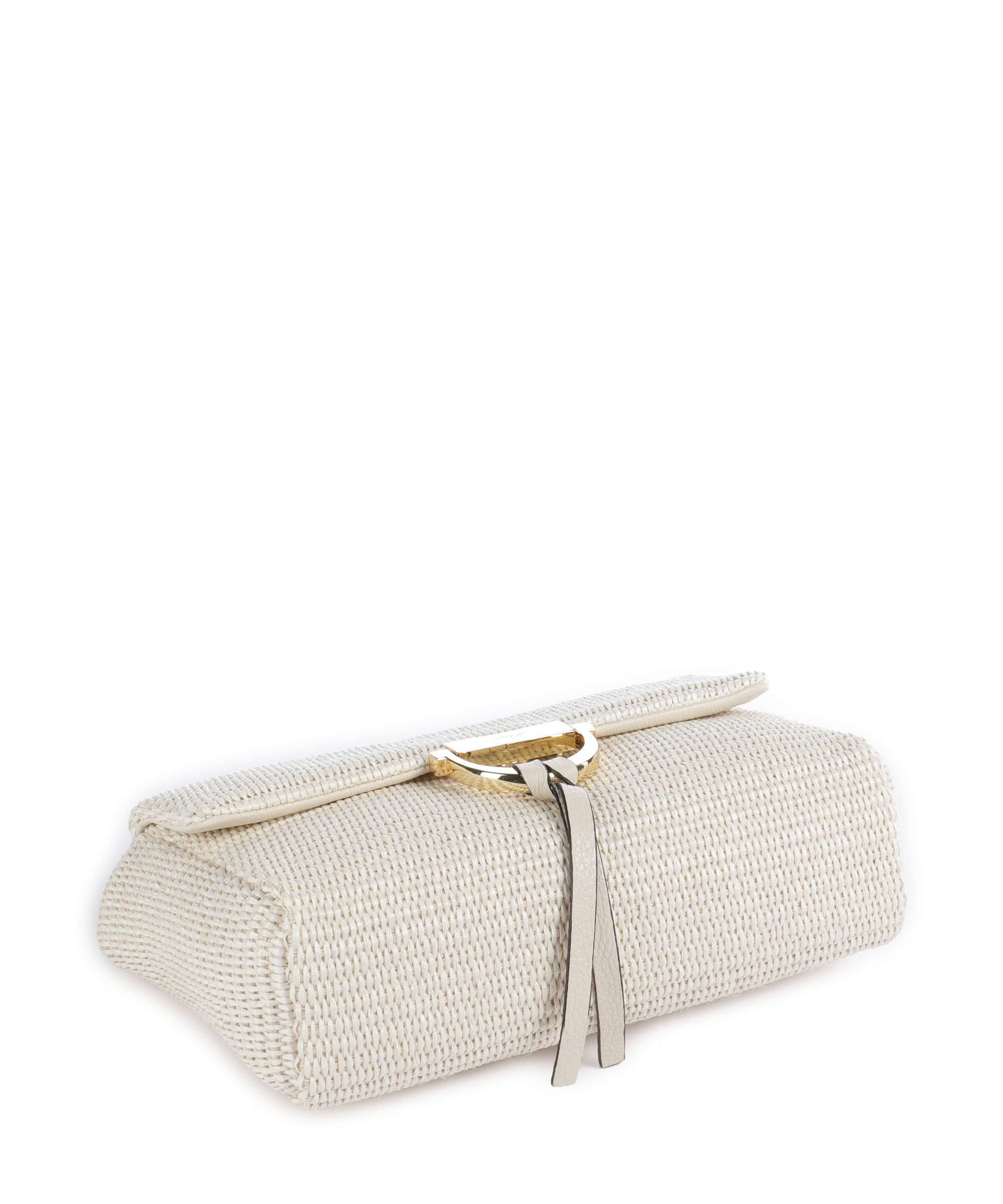 Abro Raffia Classica Temi Shoulder bag beige