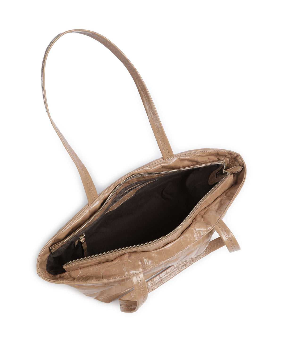 Abro Maxxi Cocco Alba Shoulder bag cappuccino