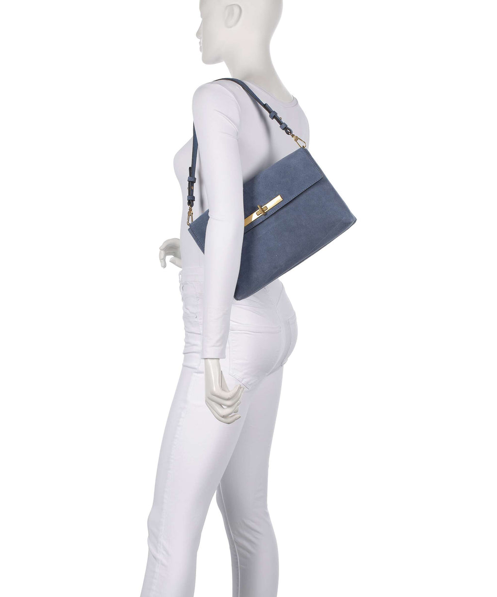 Abro Suede Twist Shoulder bag jeans