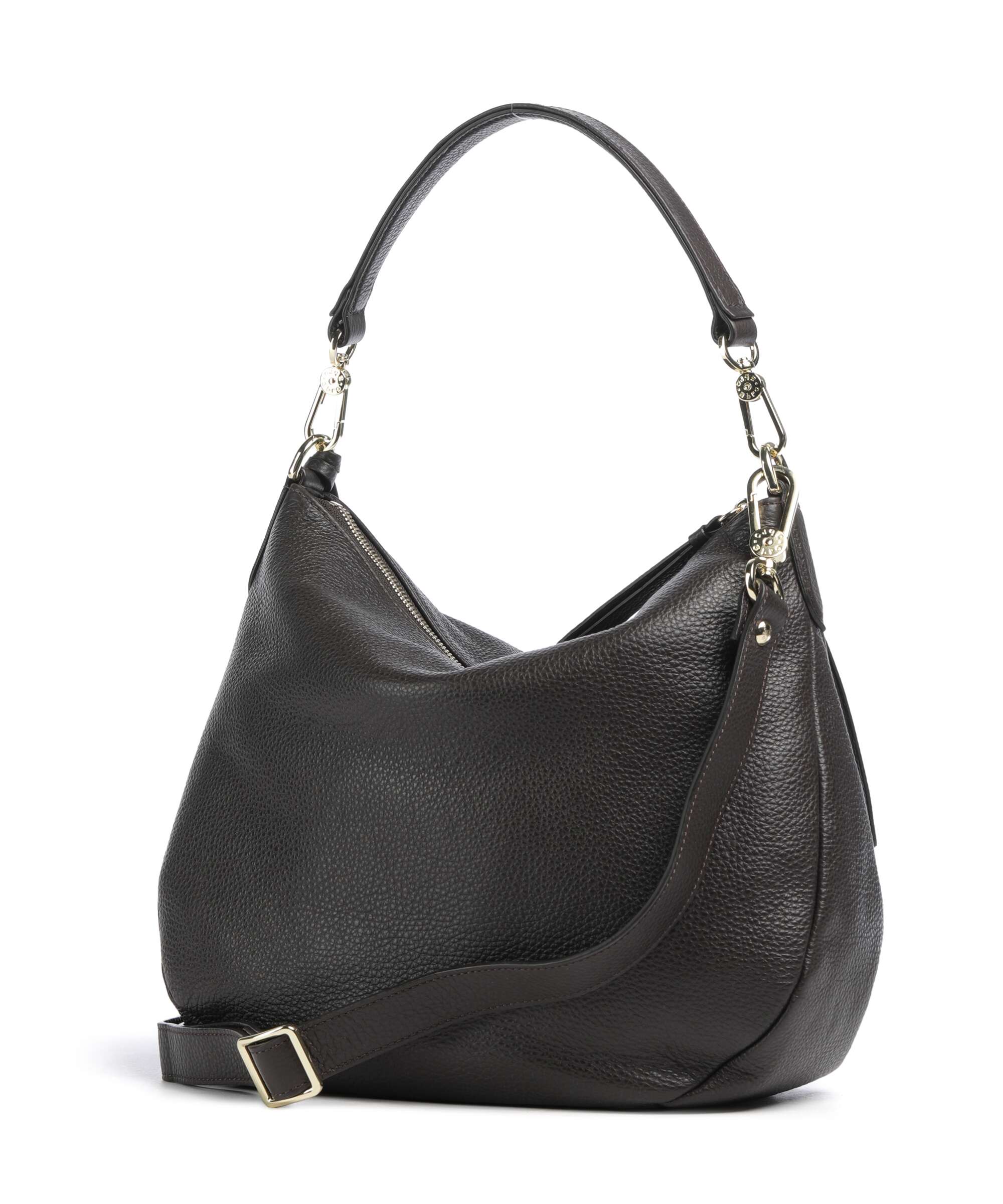 Abro Adria Juna Small Hobo bag dark brown