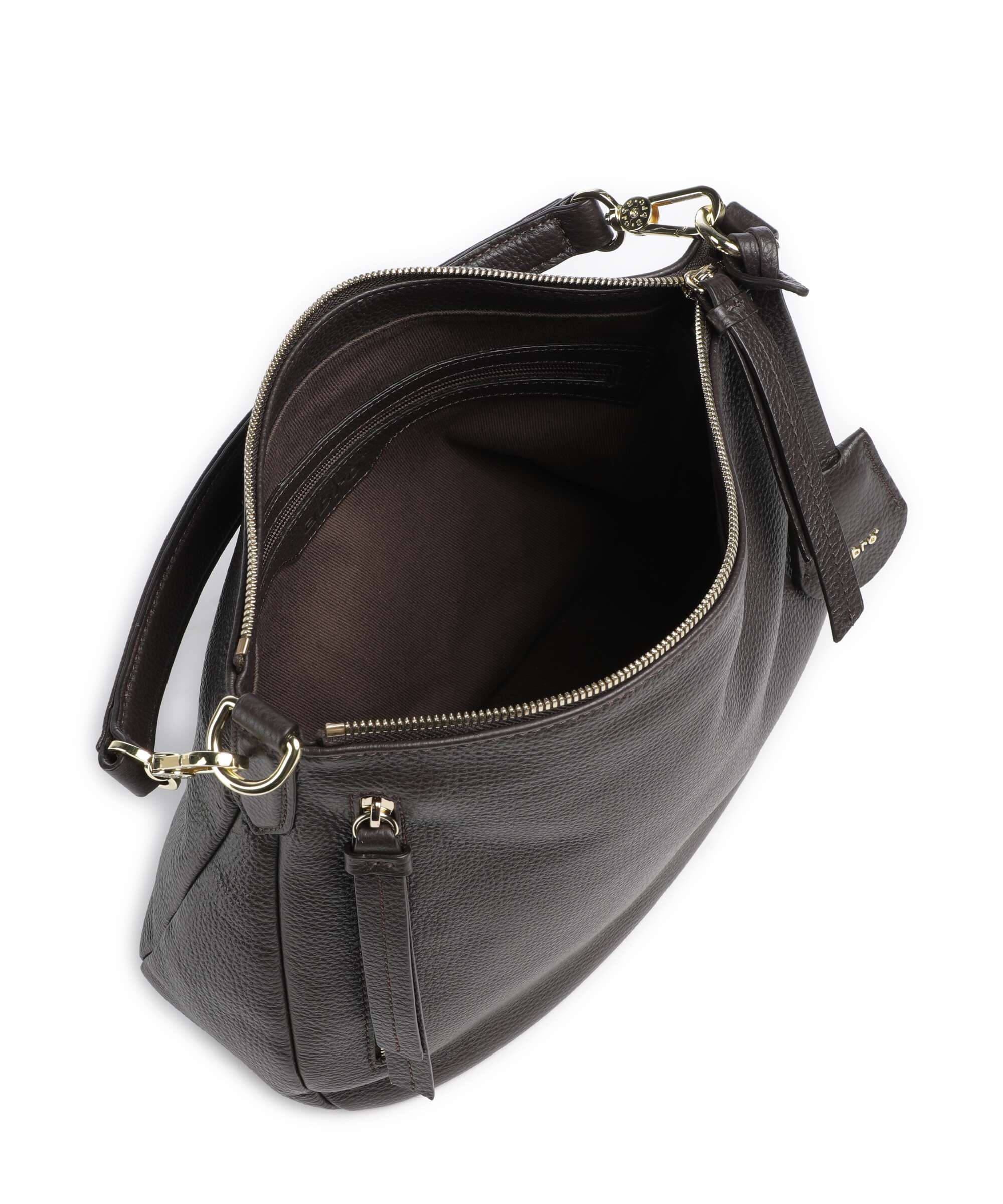 Abro Adria Juna Small Hobo bag dark brown
