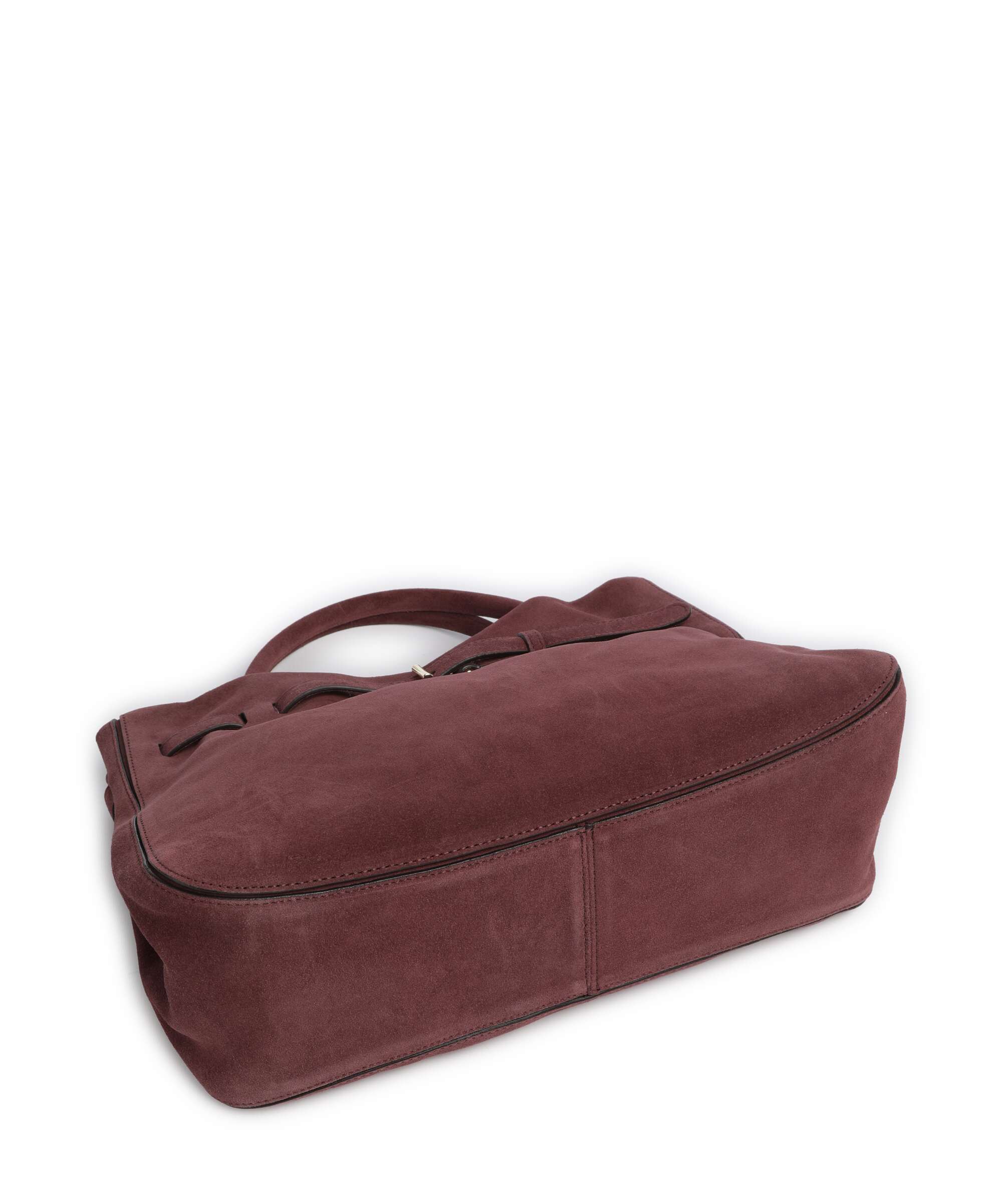 Abro Suede Jill Handbag burgundy