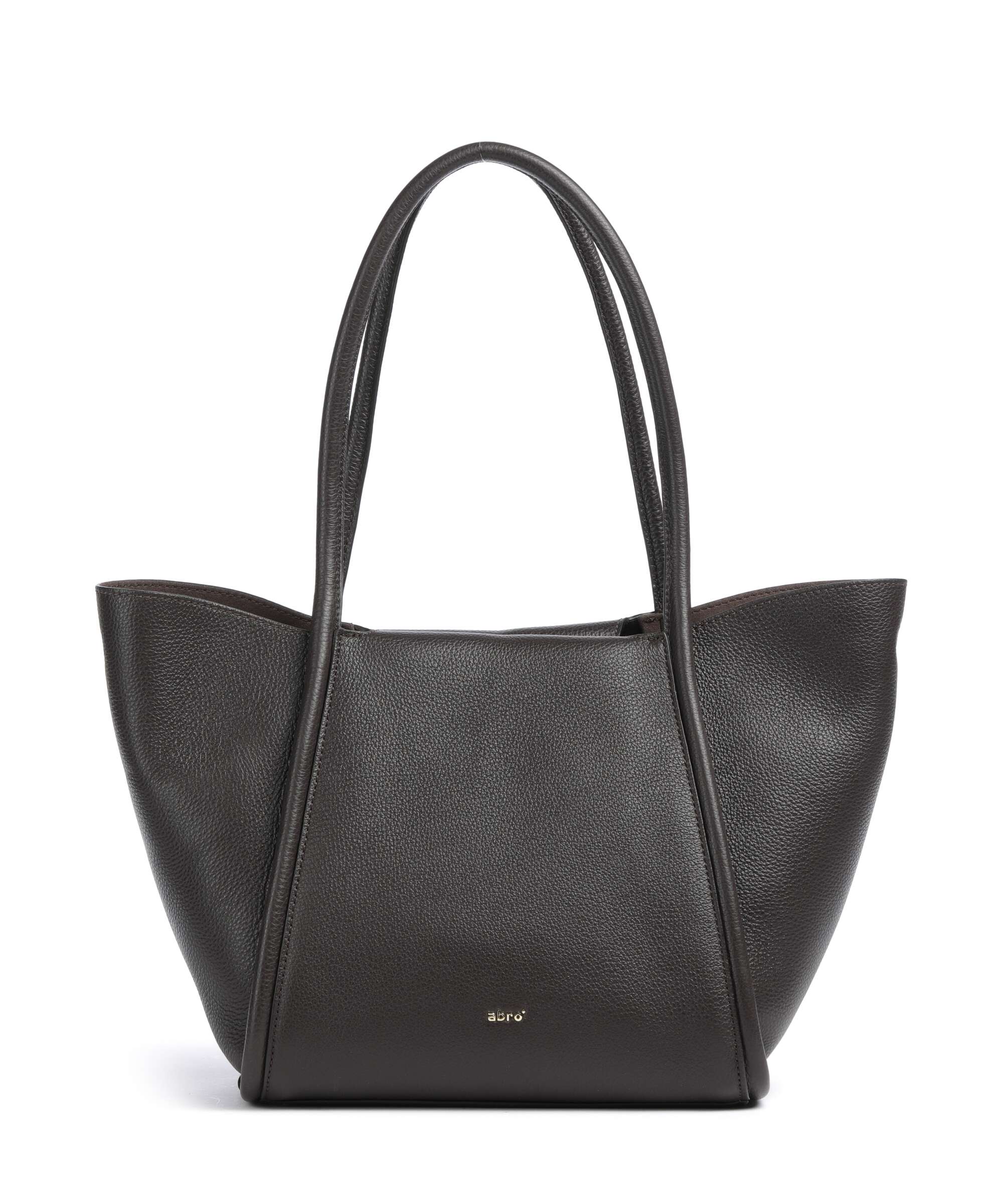 Abro Agave Willow Small Tote bag dark brown