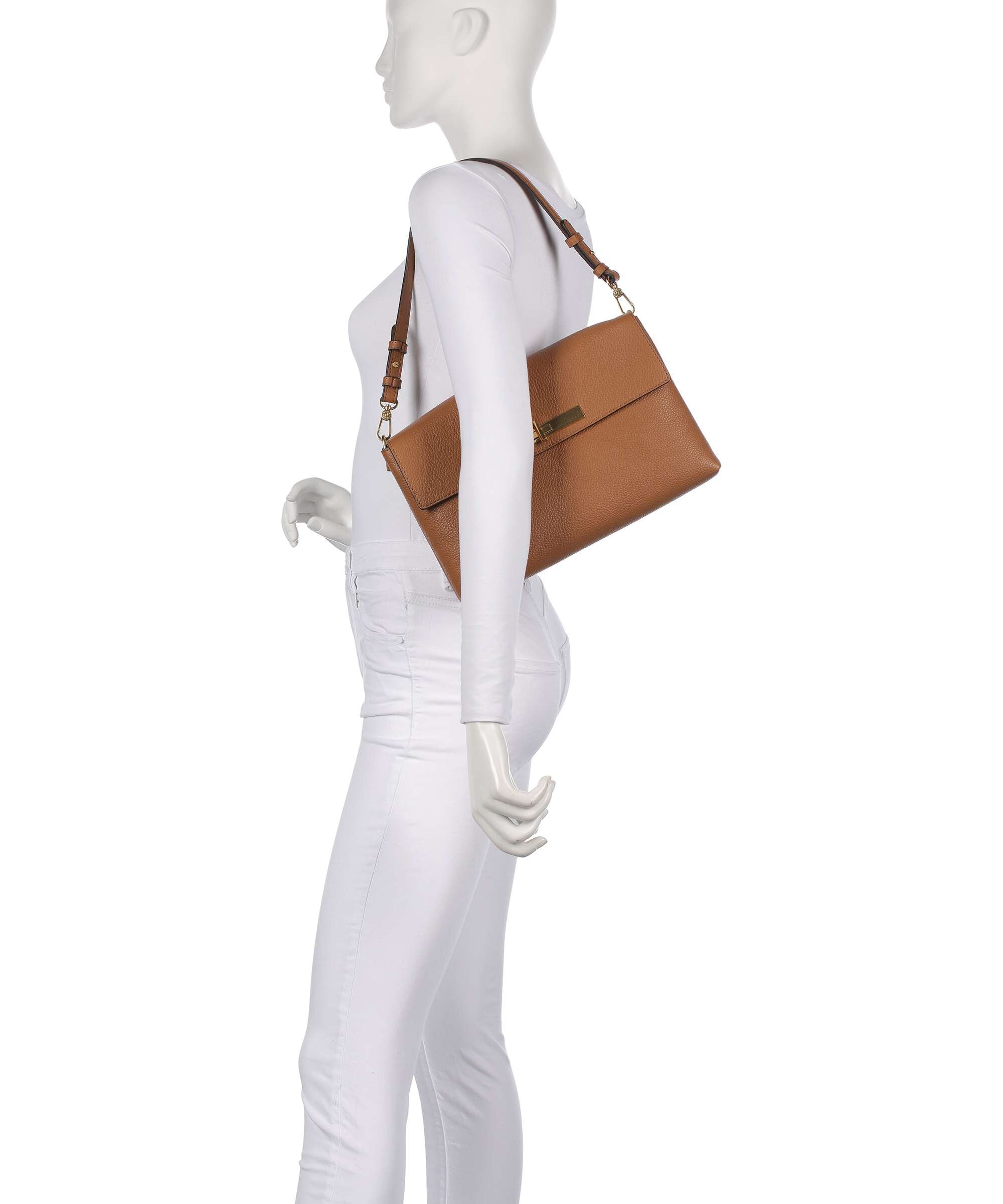 Abro Agave Twist Shoulder bag cuoio