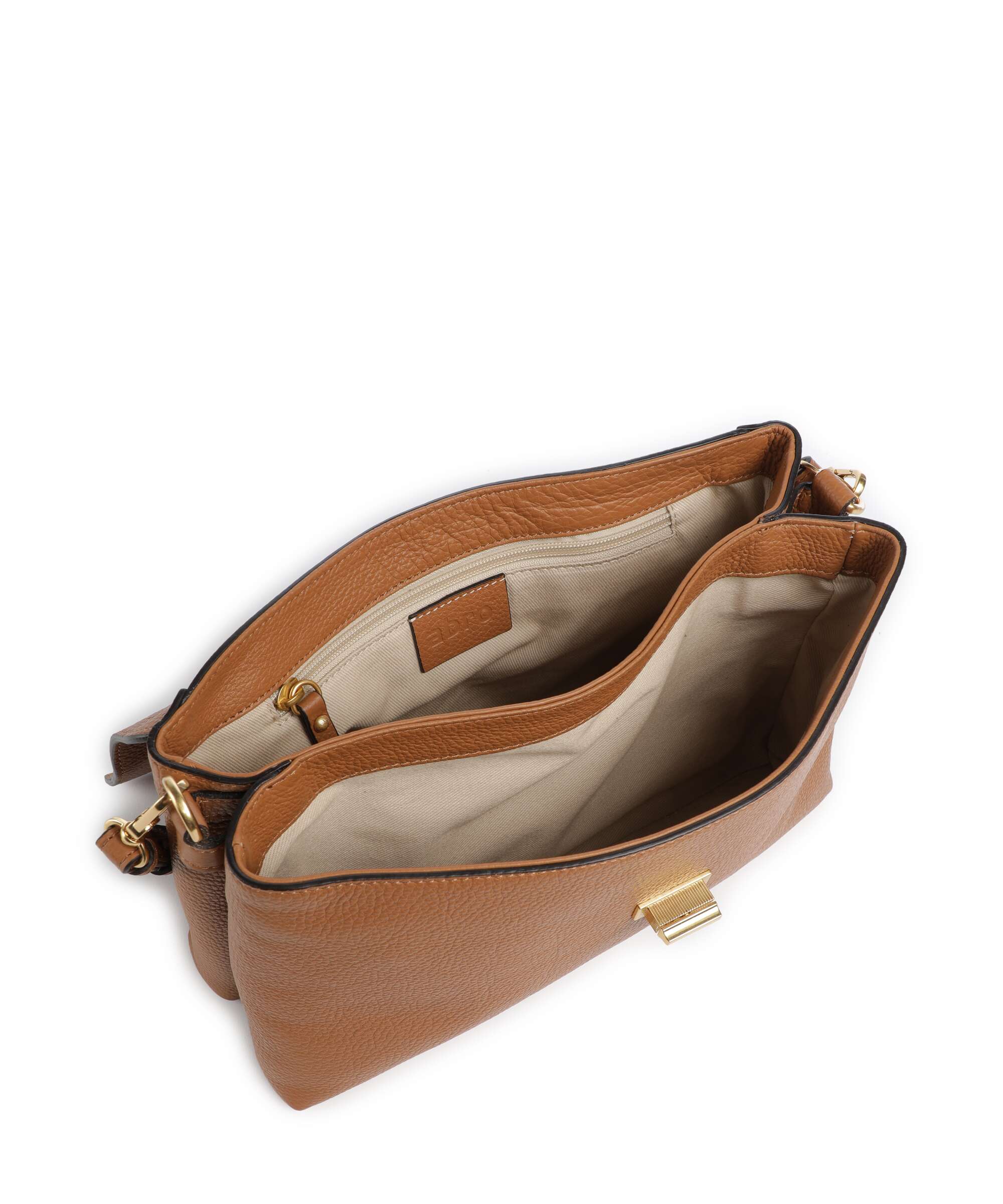 Abro Agave Twist Shoulder bag cuoio