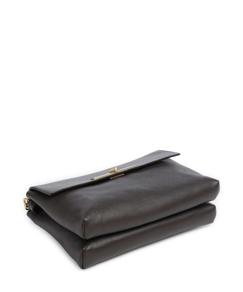 Abro Agave Twist Shoulder bag dark brown