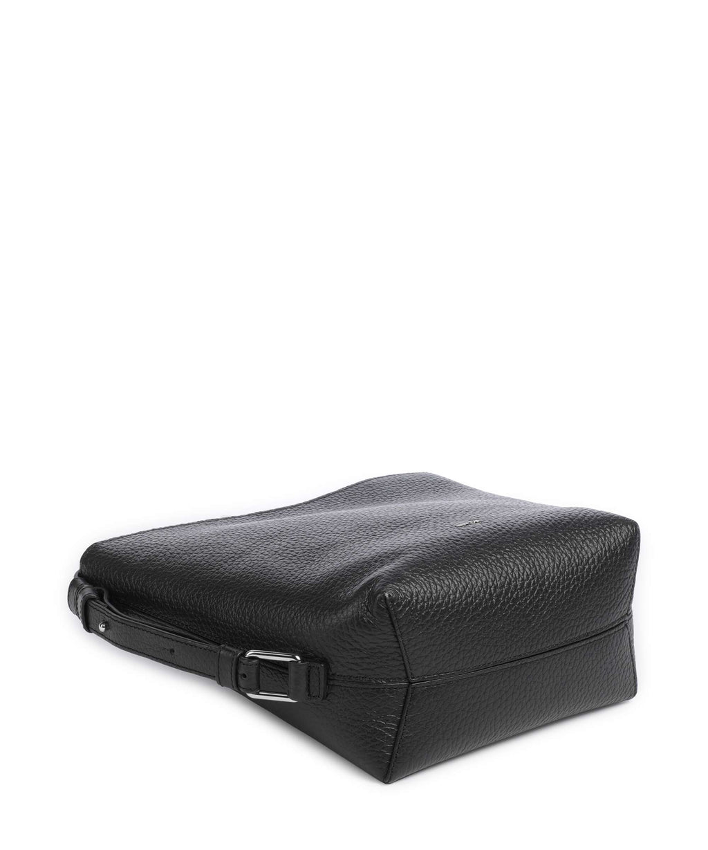 Abro Tekla Cosmo Hobo bag black/nickel