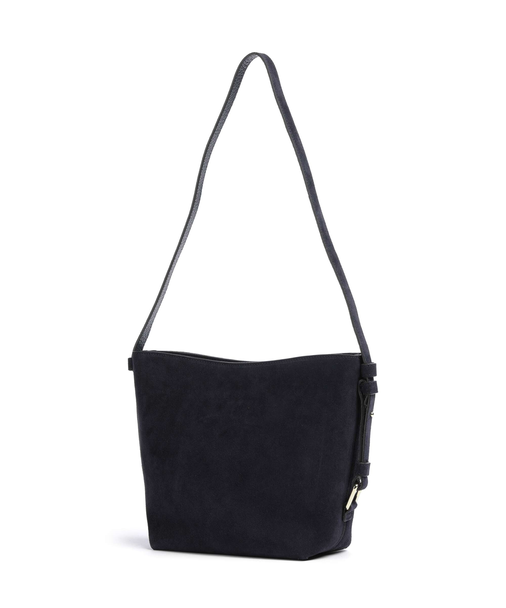 Abro Suede Cosmo Hobo bag navy