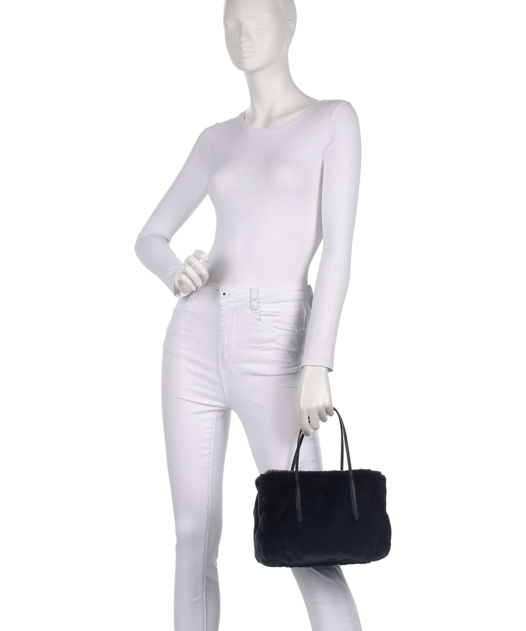 Abro Eco Fur Noelle Handbag navy