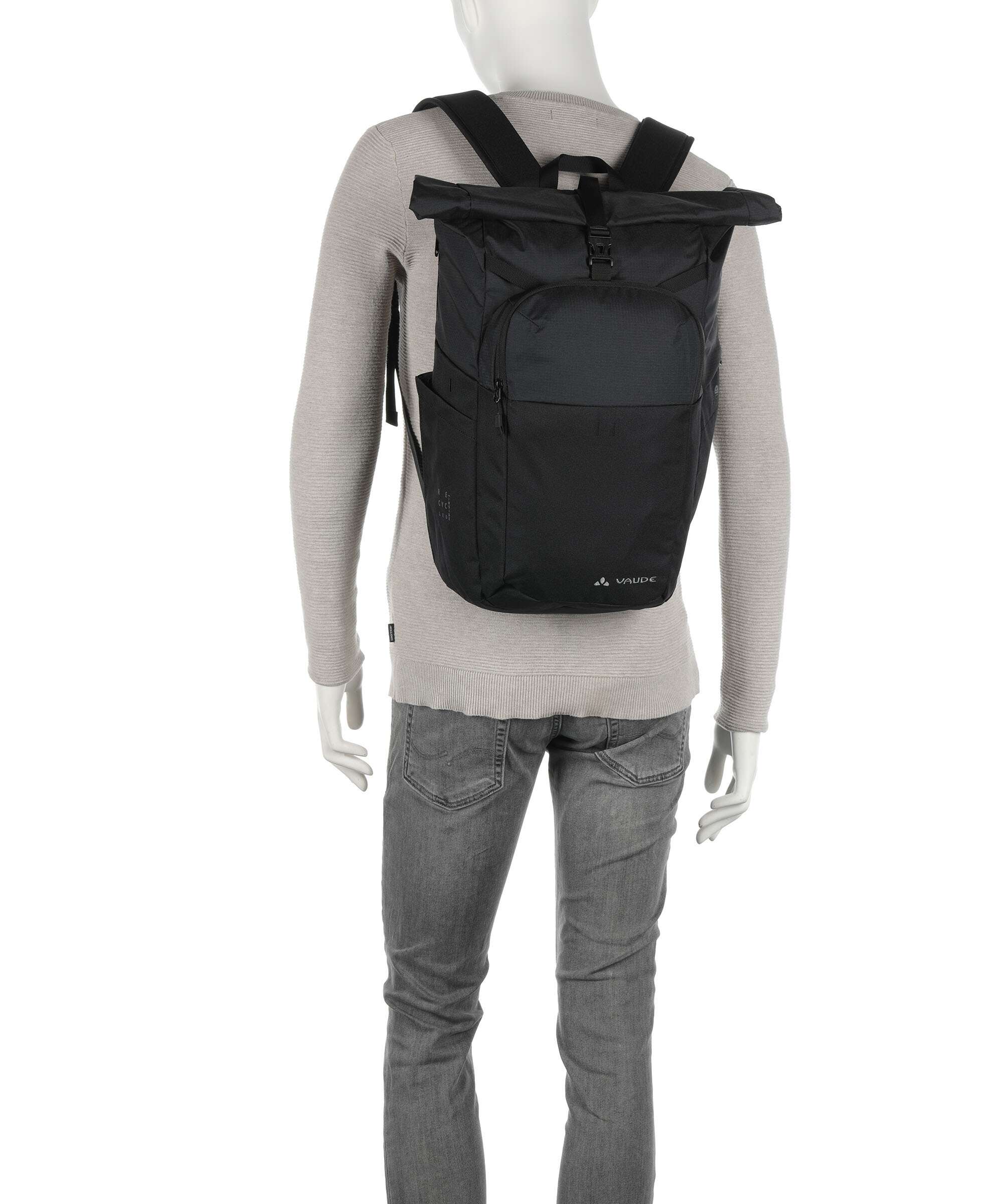 Vaude Okab II Rolltop backpack black/purple ash